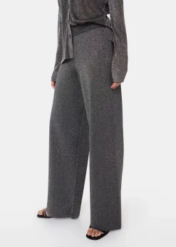 Black Sparkle Knitted Trouser