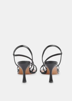 Black Tenley Strappy Heeled Sandal