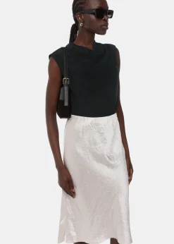 Black Textured Sleeveless Tank