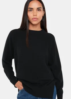 Black Ultimate Cashmere Crew Neck