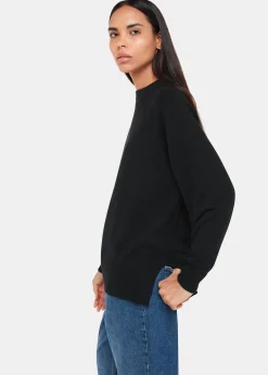 Black Ultimate Cashmere Crew Neck