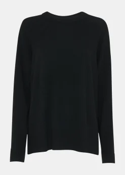 Black Ultimate Cashmere Crew Neck