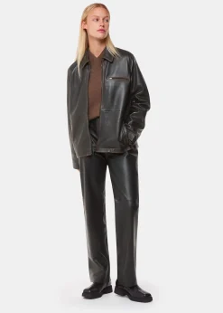 Black Ultimate Leather Trouser