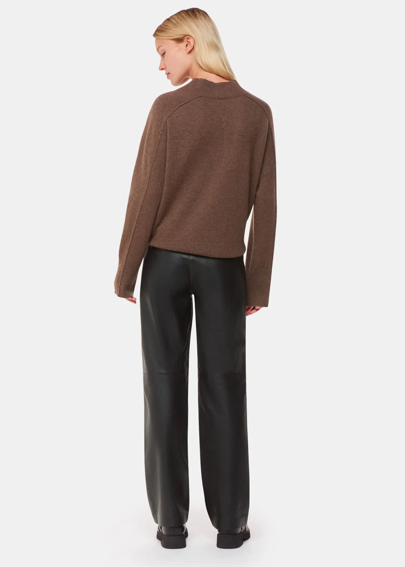 Black Ultimate Leather Trouser