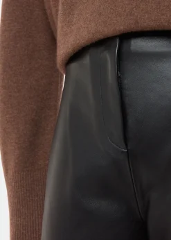Black Ultimate Leather Trouser