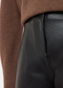 Black Ultimate Leather Trouser