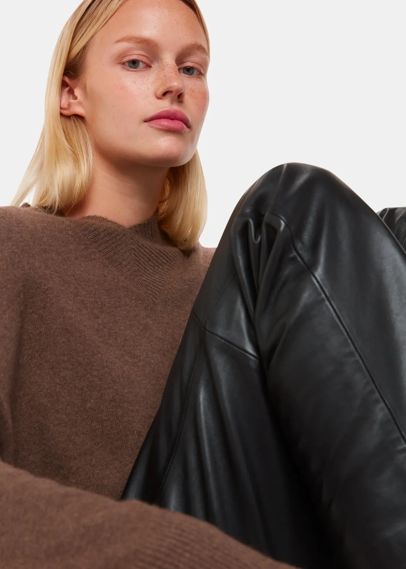 Black Ultimate Leather Trouser