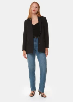 Black Velvet Cowl Neck Cami Top