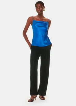 Black Velvet Full Length Trouser