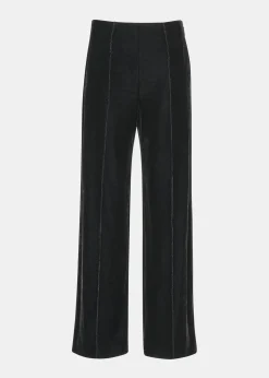 Black Velvet Full Length Trouser