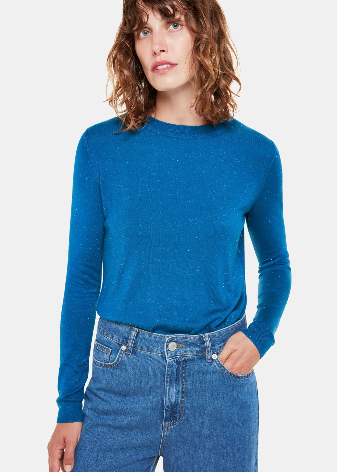Blue Annie Sparkle Crew Neck