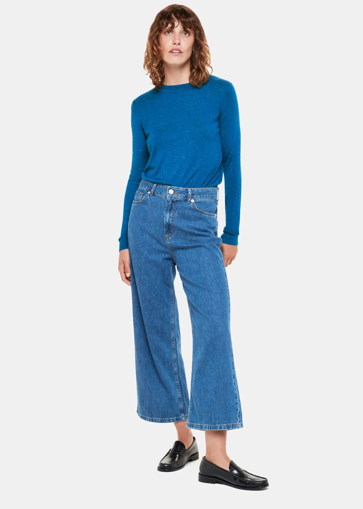 Blue Annie Sparkle Crew Neck