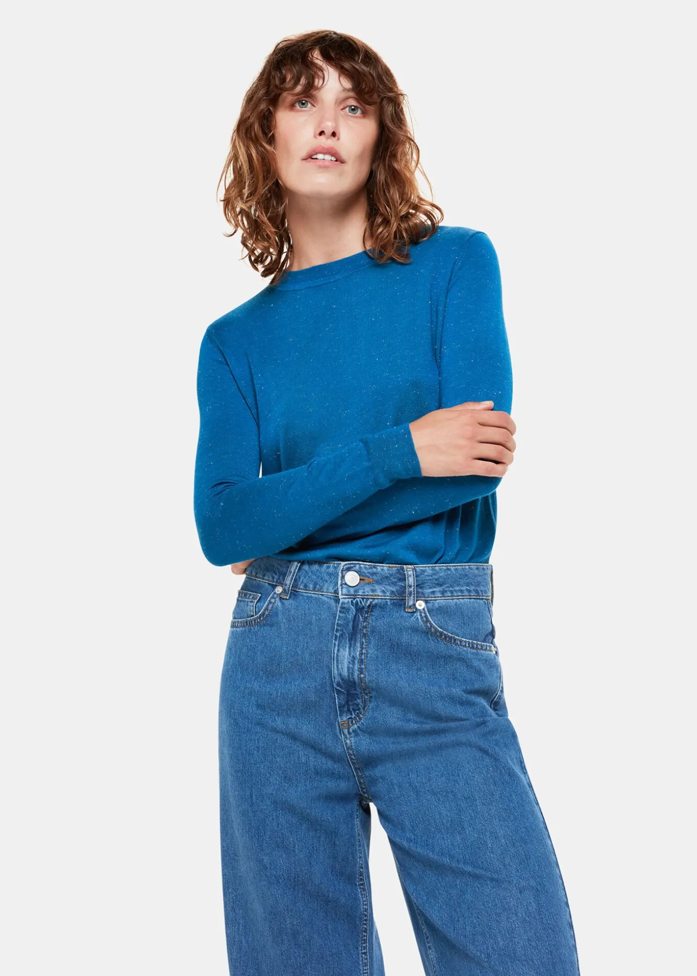 Blue Annie Sparkle Crew Neck