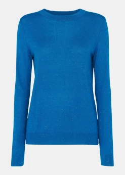 Blue Annie Sparkle Crew Neck