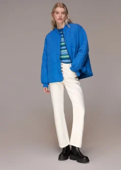 Blue Ida Short Quilted Coat