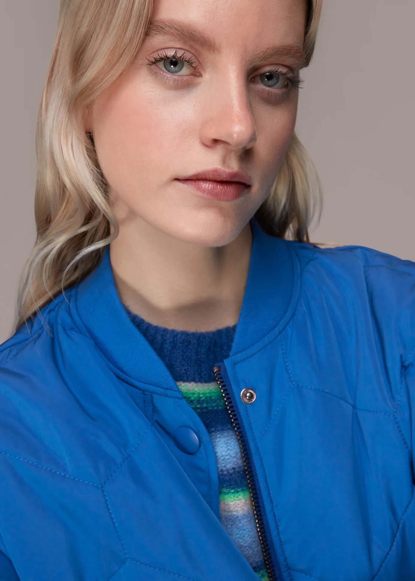 Blue Ida Short Quilted Coat