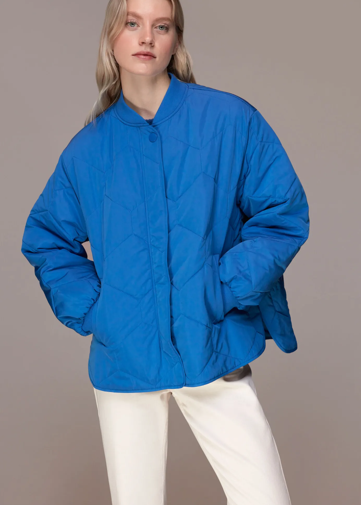 Blue Ida Short Quilted Coat