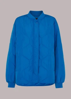 Blue Ida Short Quilted Coat