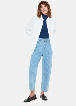 Blue Maja Knitted Polo Neck Knit