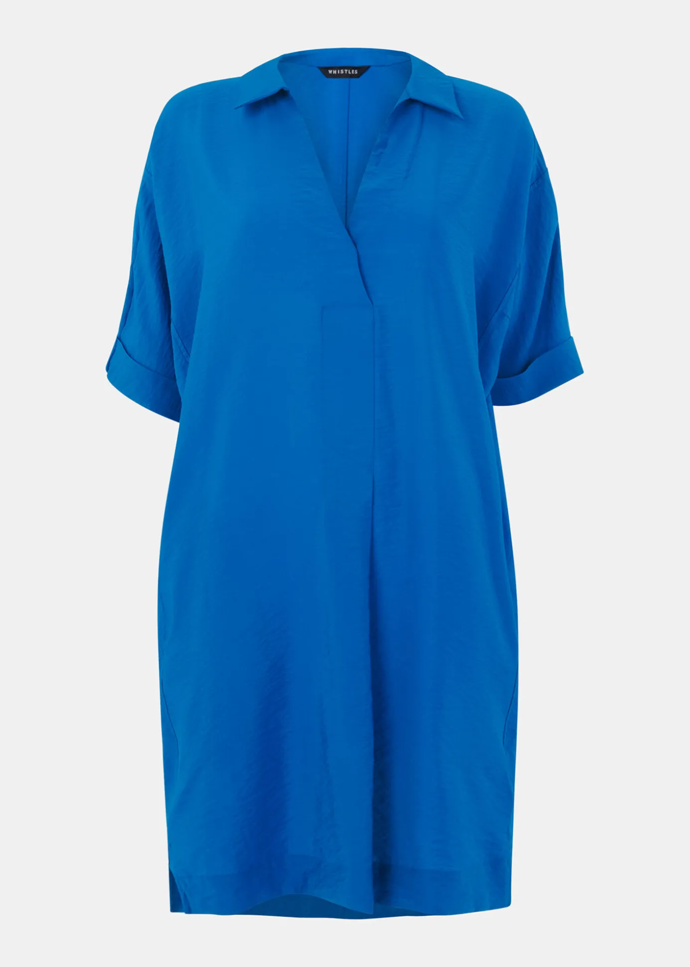 Blue Melanie Relaxed Shirt Dress