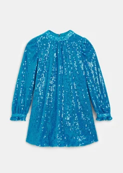 Blue Sadie Sequin Dress