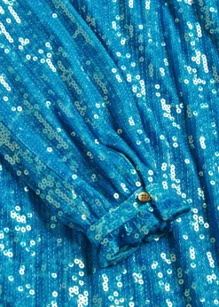 Blue Sadie Sequin Dress