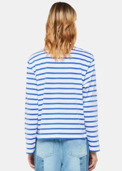 Blue Stripe Cotton Top
