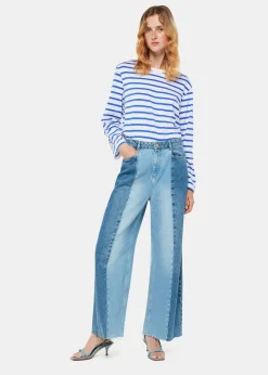 Blue Stripe Cotton Top