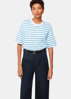 Blue Stripe Short Sleeve T-shirt