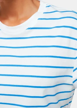 Blue Stripe Short Sleeve T-shirt