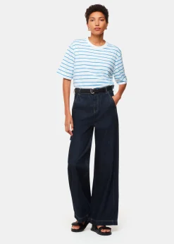 Blue Stripe Short Sleeve T-shirt