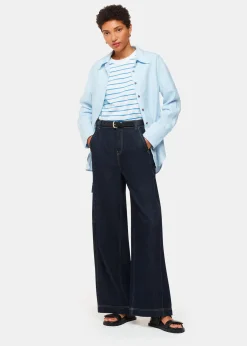 Blue Stripe Short Sleeve T-shirt