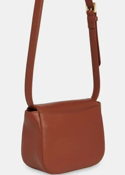 Brown Carlota Turnlock Satchel