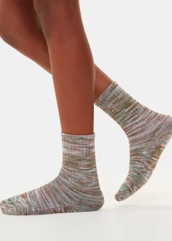 Brown Chunky Marl Socks