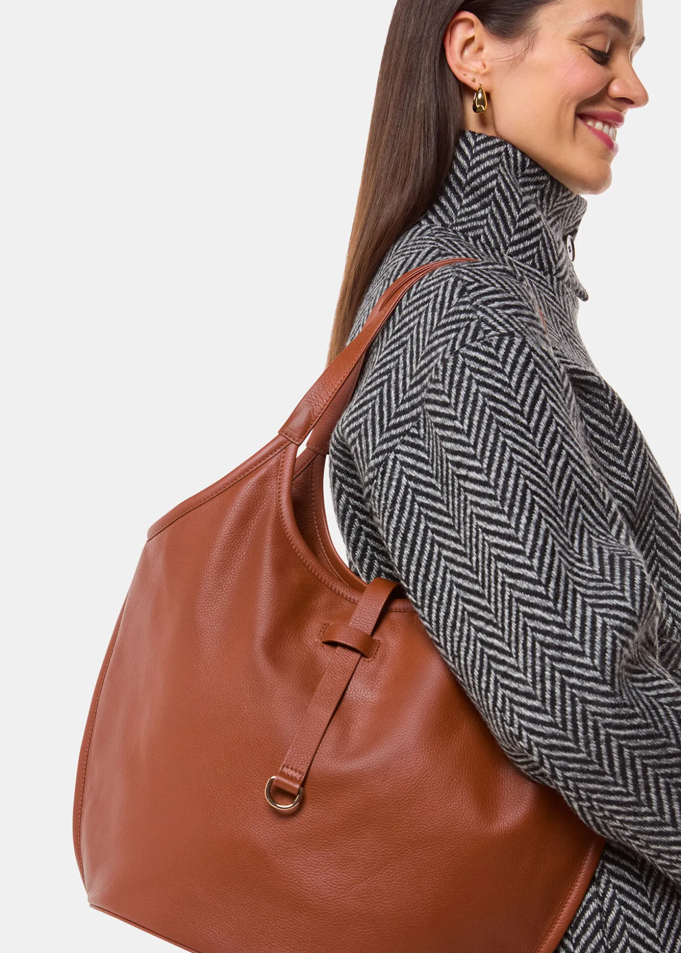 Brown Leonora Tote Bag