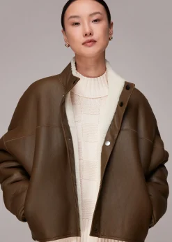 Brown Zoe Reversible Coat