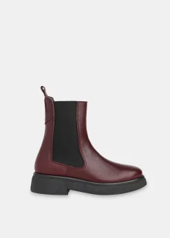 Burgundy Aelin Chelsea Boot