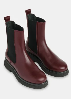 Burgundy Aelin Chelsea Boot