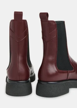 Burgundy Aelin Chelsea Boot