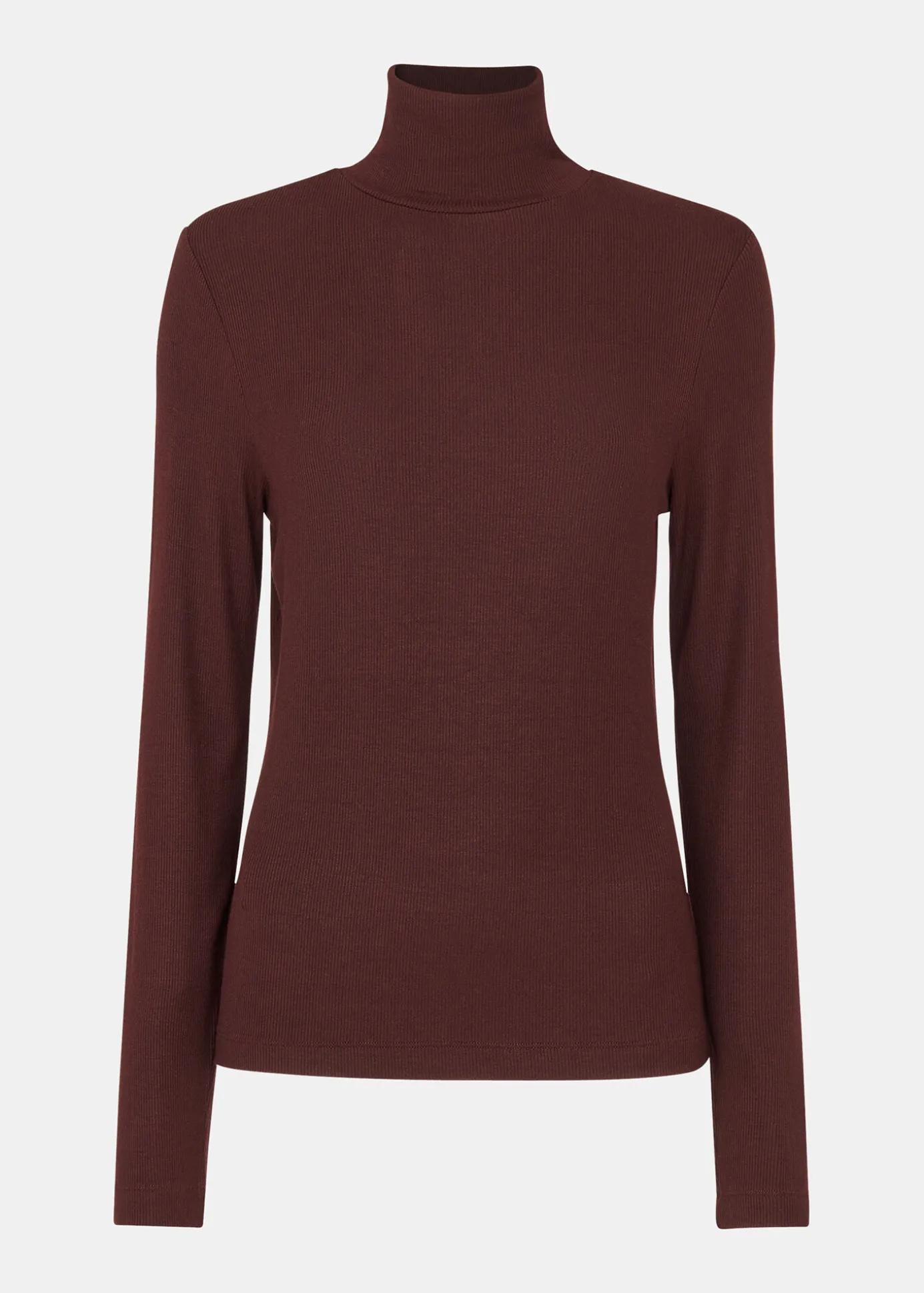 Burgundy Essential Ribbed Polo