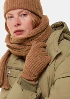 Camel Lambswool Scarf