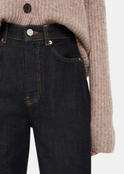 Dark Denim Authentic Barrel Leg Jean