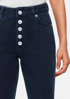 Dark Denim Authentic Hollie Button Jean