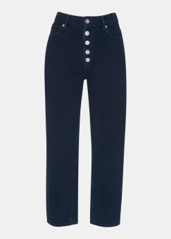 Dark Denim Authentic Hollie Button Jean