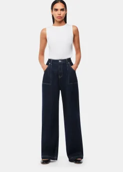 Dark Denim Authentic Raya Straight Jean