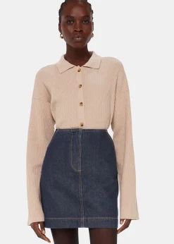 Dark Denim Denim Mini Skirt