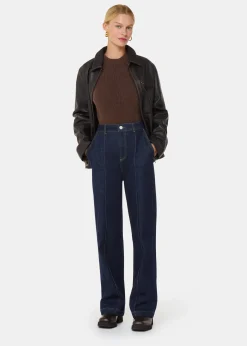 Dark Denim Seam Detail Jean