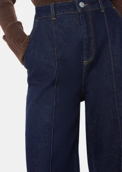Dark Denim Seam Detail Jean