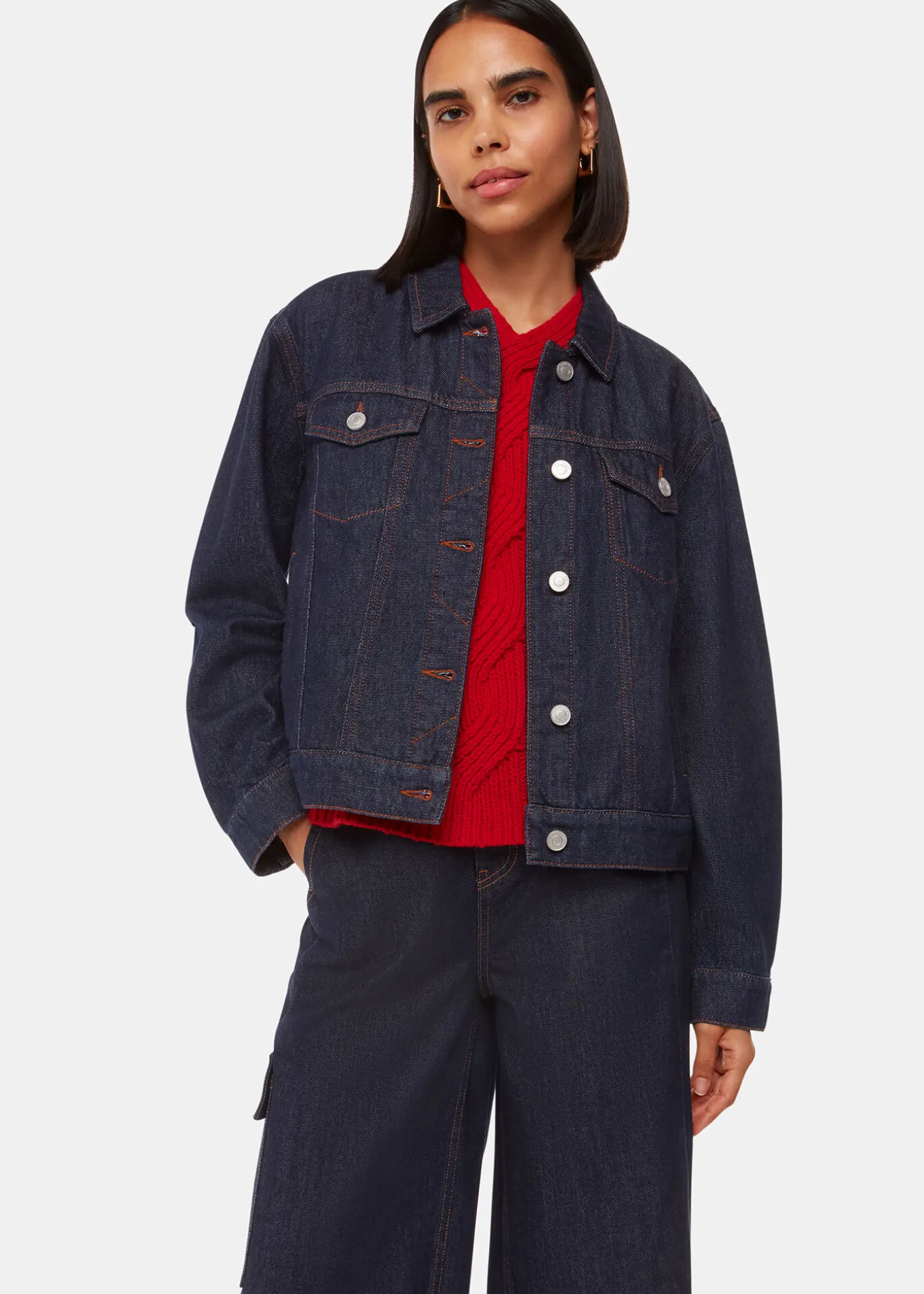 Dark Denim Sophia Denim Jacket