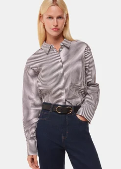 Dark Denim Stretch Barrel Leg Jean